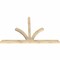 Ekena Millwork Richland Rough Sawn Timber Gable Bracket, Douglas Fir, 96"W x 60"H x 4"D x 4"F, 15/12 Pitch GBW096X60X0404RIC00RDF - alternate 4